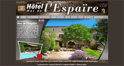 Desktop Screenshot of hotel-espaire.fr